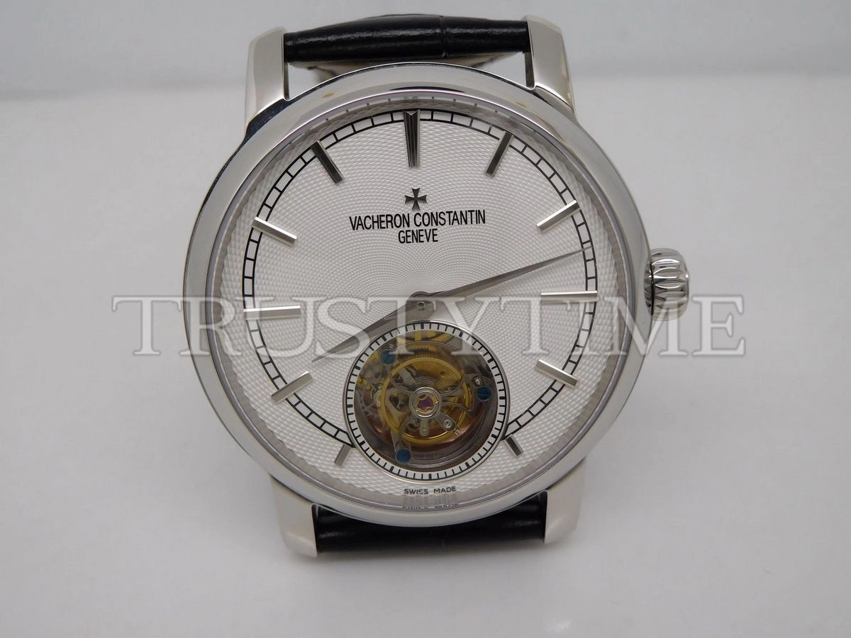 Копия часов Vacheron Constantin Traditionnelle Tourbillon 44mm 6500T/000P-9949