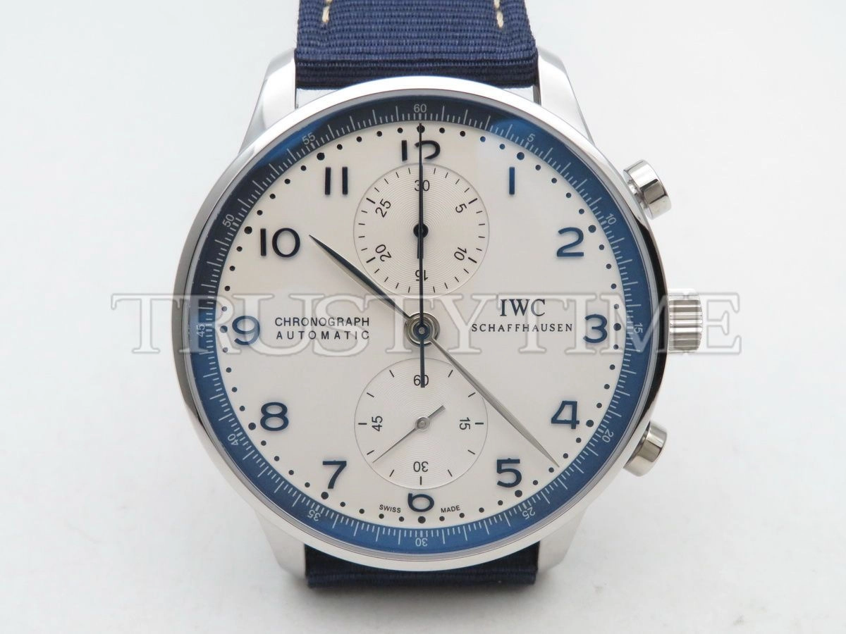 Копия часов IWC Portugieser Chronograph Bucherer Blue Edition 41mm IW371492