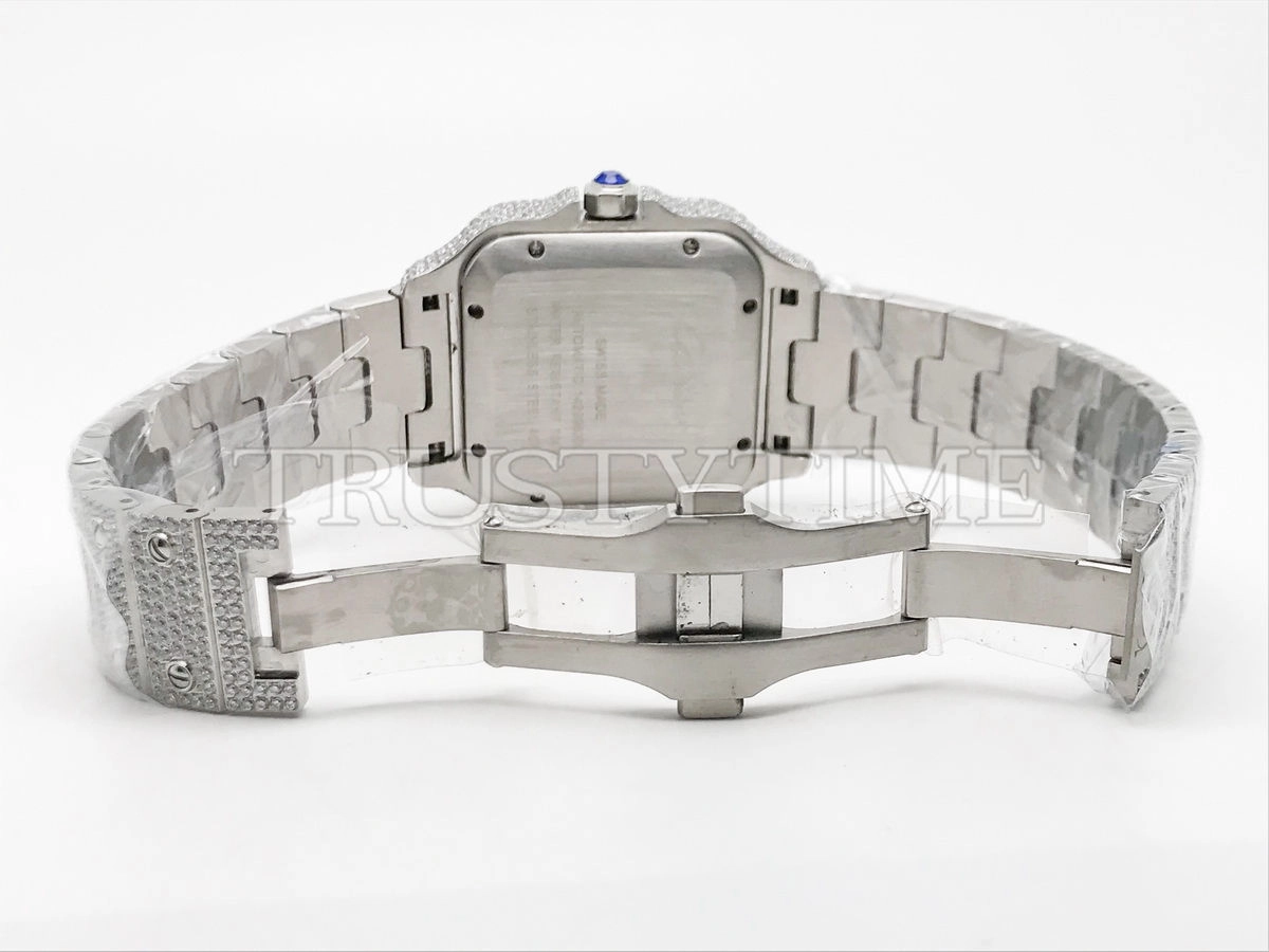 Копия часов Cartier Santos De Cartier 40 WSSA0018 Diamonds Арт. CR-0932