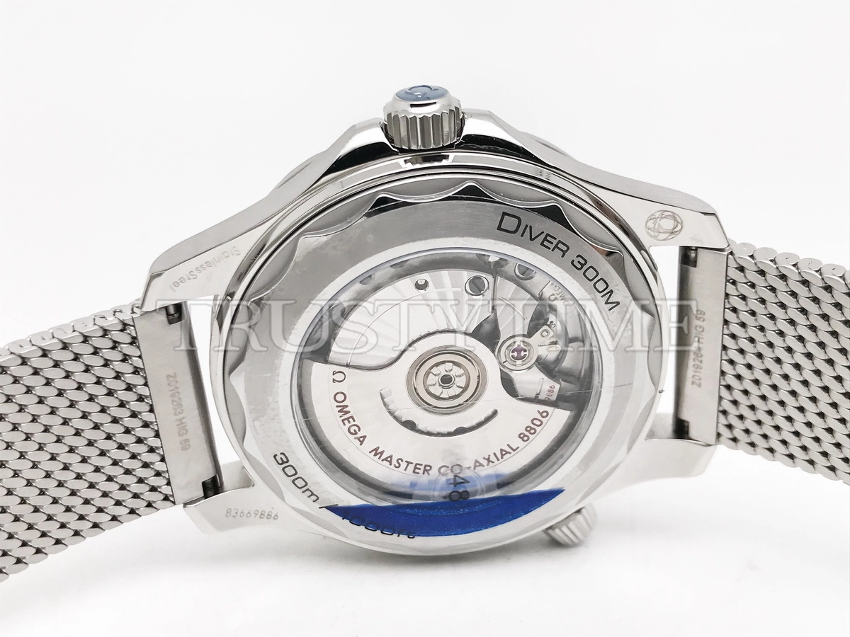 Копия часов Omega Seamaster Diver 300M Master Co-Axial 42mm No-Date 210.30.42.20.01.018 Арт.OM-1037