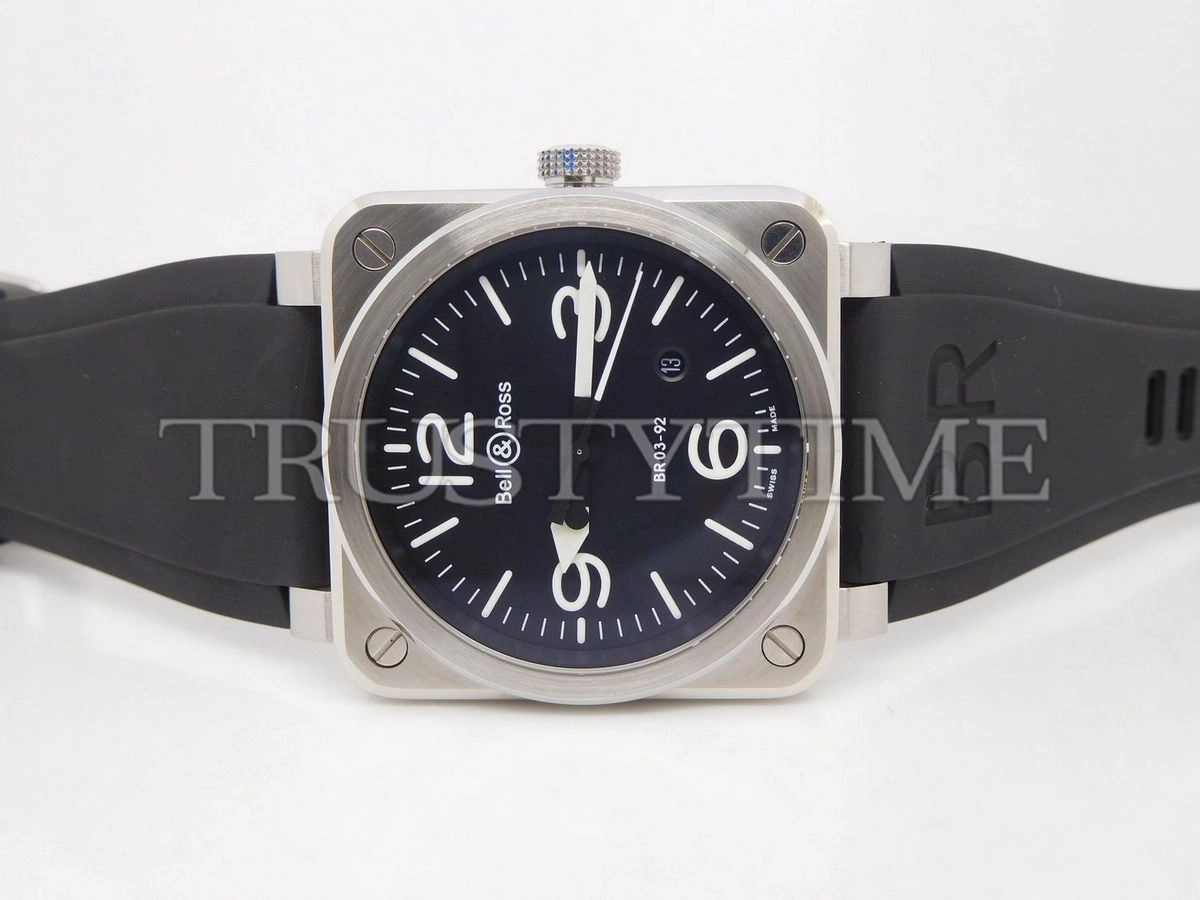 Копия часов Bell & Ross BR 03-92 Black Steel BR0392-BLC-ST