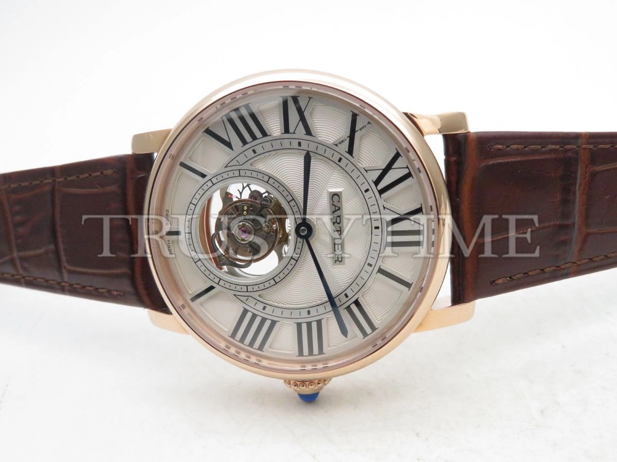 Копия часов Cartier Rotonde de Cartier Flying Tourbillon 40 W1556215
