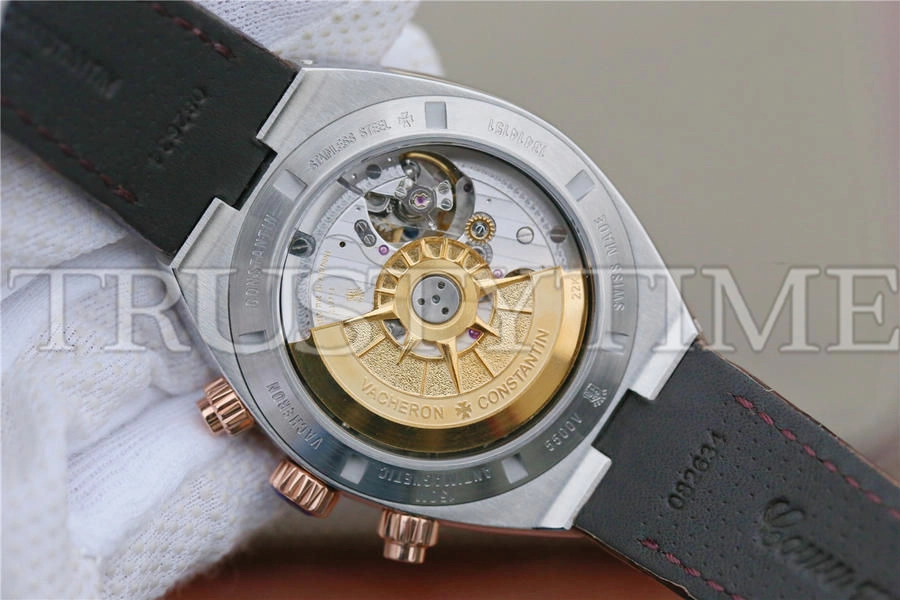 Копия часов Vacheron Constantin Overseas Chronograph 42mm 5500V/000M-B074 Leather
