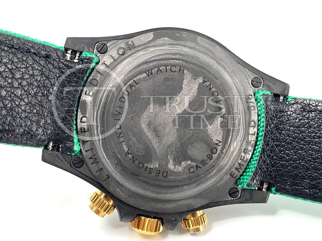 Копия часов Rolex Cosmograph Daytona DIW Carbon Lime