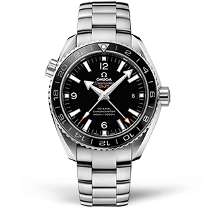 Копия часов Omega Seamaster Planet Ocean 600m Co‑Axial Master Chronometer GMT 43.5mm 232.30.44.22.01.001
