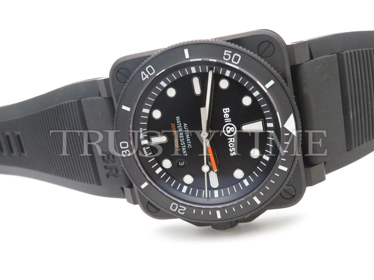 Копия часов Bell & Ross BR 03-92 Diver Black Matte BR0392-D-BL-CE/SRB