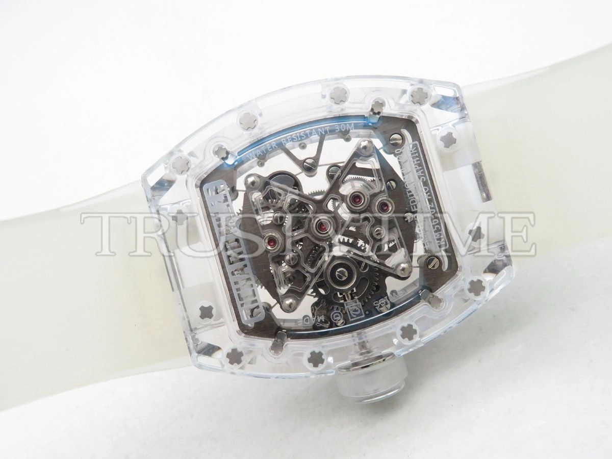 Копия часов Richard Mille RM056-02 Transparent Tourbillon