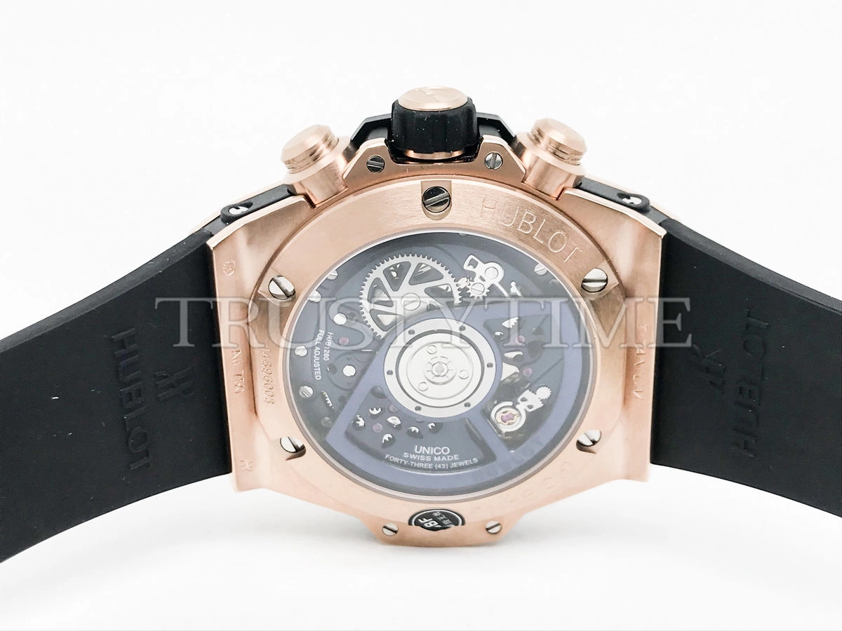 Копия часов Hublot Big Bang Unico King Gold Blue 42mm 441.OX.5181.RX