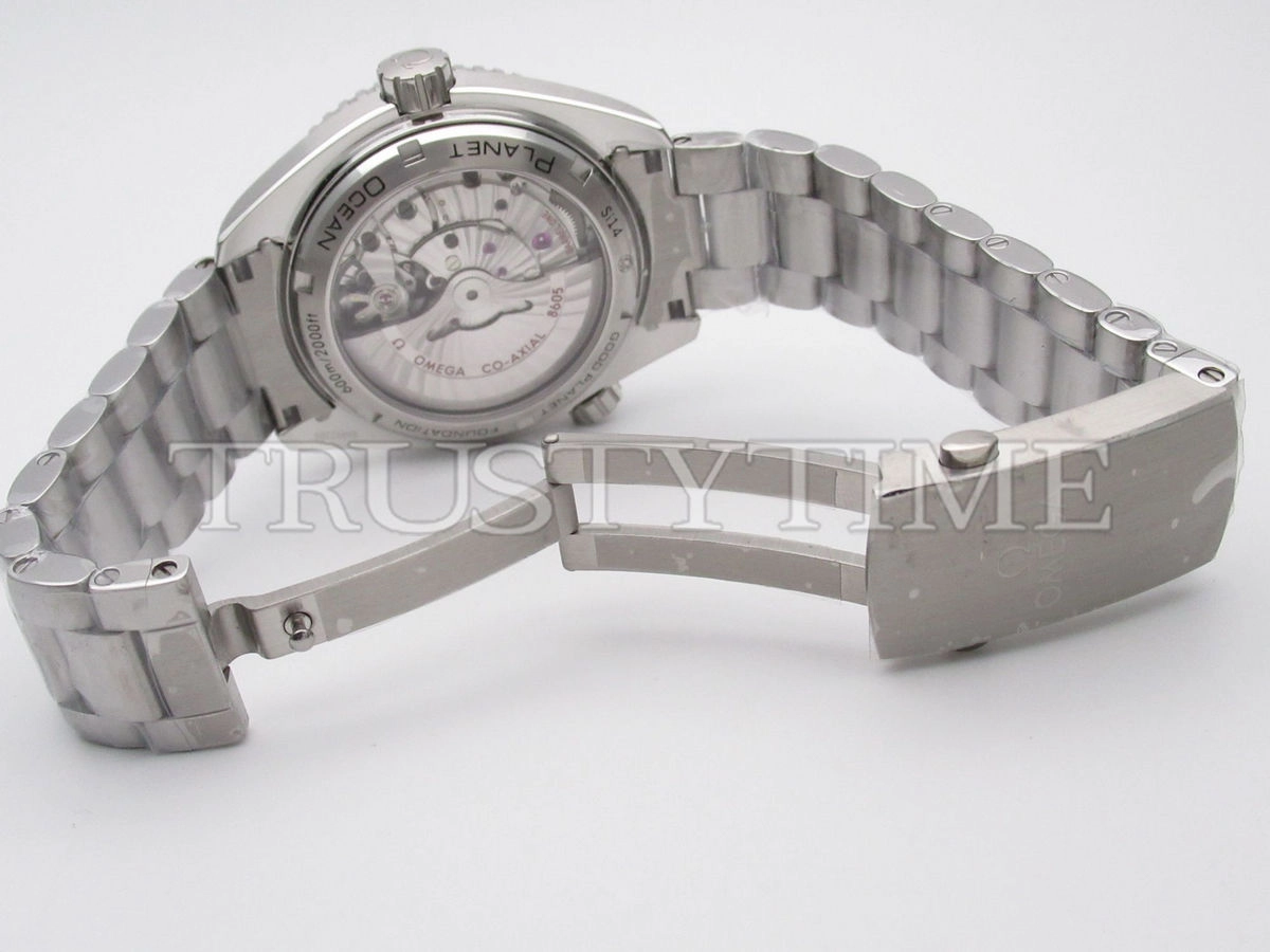 Копия часов Omega Seamaster Planet Ocean 600m Co‑Axial Master Chronometer GMT GoodPlanet 43.5mm 232.30.44.22.03.001