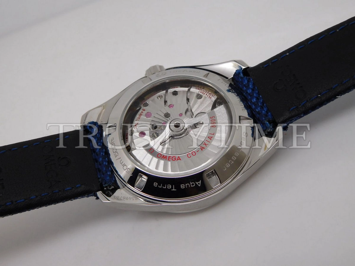 Копия часов Omega Seamaster Aqua Terra 150m Co-Axial Gmt 43mm 231.13.43.22.03.001