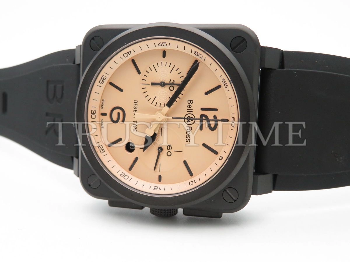 Копия часов Bell & Ross BR 03-94 Chronograph Desert Type BR0394-DESERT-CA
