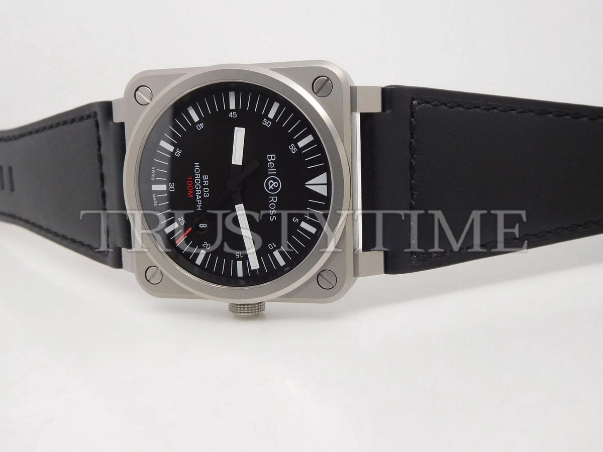 Копия часов Bell & Ross BR 03-92 Horograph Sandblasted BR0392-HOR-BLC/SRB