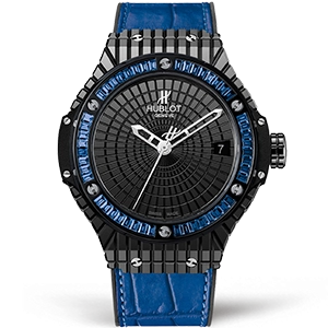 Копия часов Hublot Big Bang Tutti Frutti Blue Caviar 41mm 346.CD.1800.LR.1901