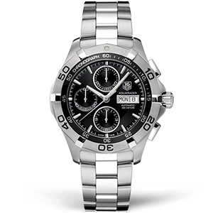 Копия часов Tag Heuer Aquaracer 300M Calibre 16 Day-Date 43mm CAF2010.BA0815