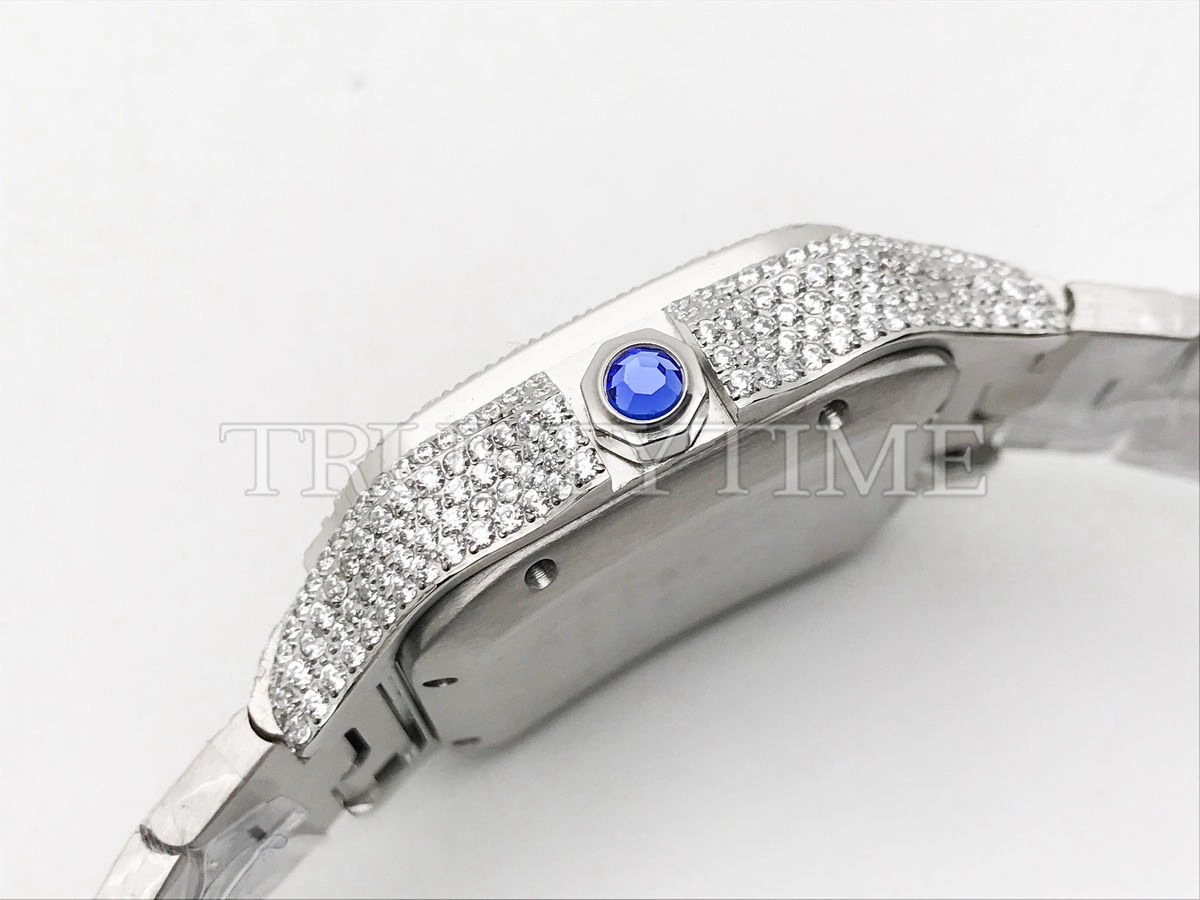 Копия часов Cartier Santos De Cartier 40 WSSA0018 Diamonds Арт. CR-0928