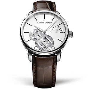 Копия часов Maurice Lacroix Masterpiece Roue Carrée Seconde 43mm MP7158-SS001-101-1
