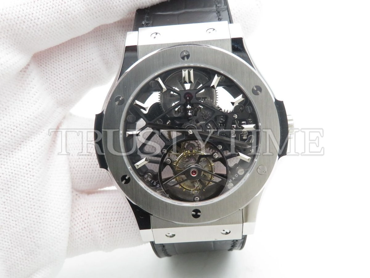 Копия часов Hublot Classic Fusion Tourbillon 45mm 505.NX.0170.LR