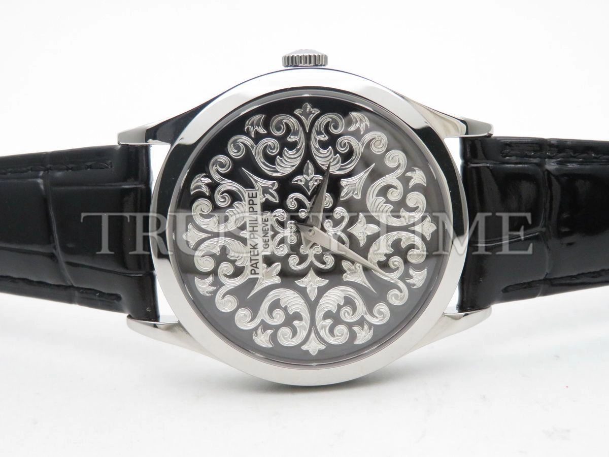 Копия часов Patek Philippe Calatrava Volutes & Arabesques 38mm 5088P-001