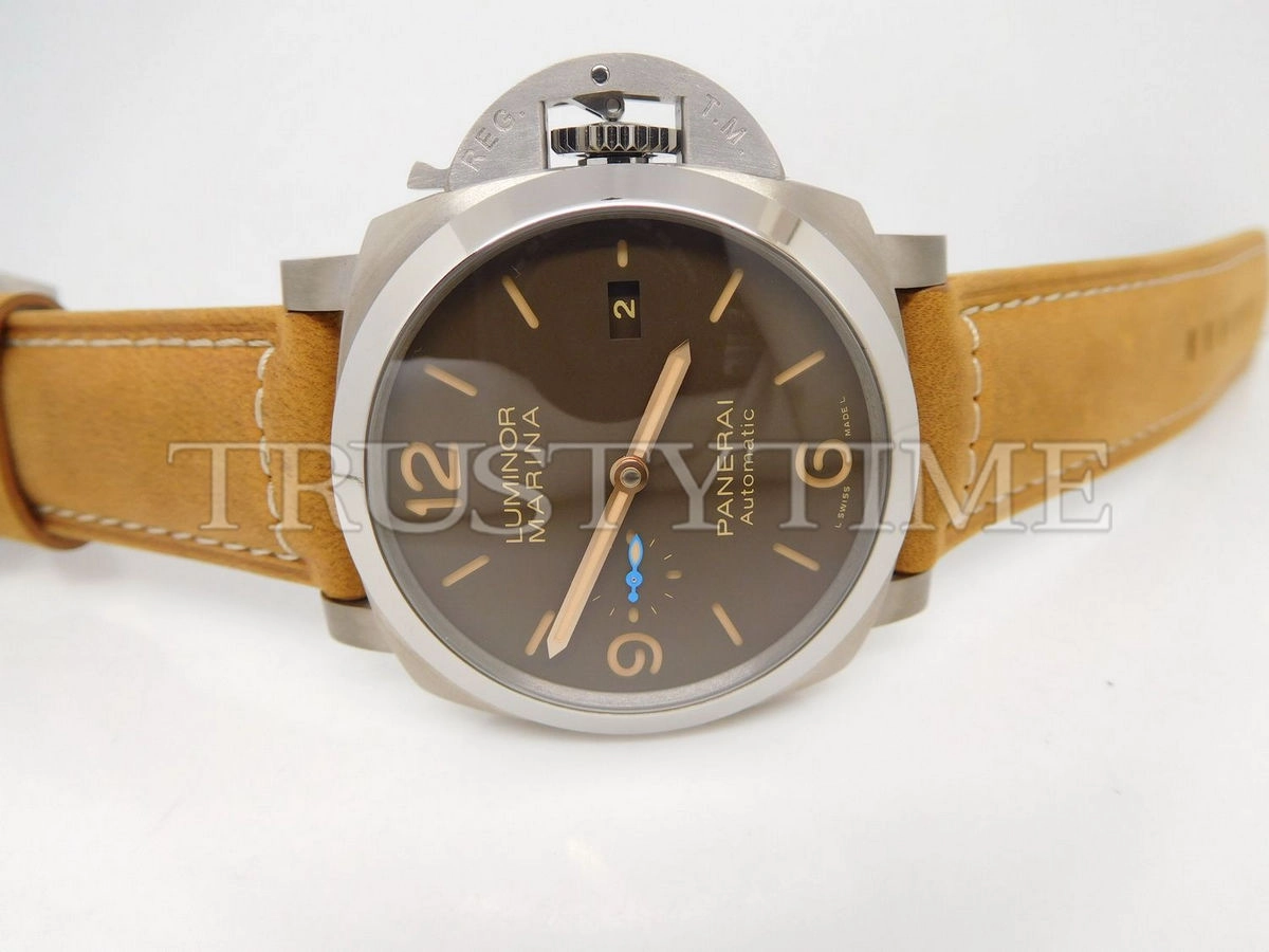 Копия часов Panerai Luminor 1950 Marina 3 Days Automatic Titanium 44mm PAM01351