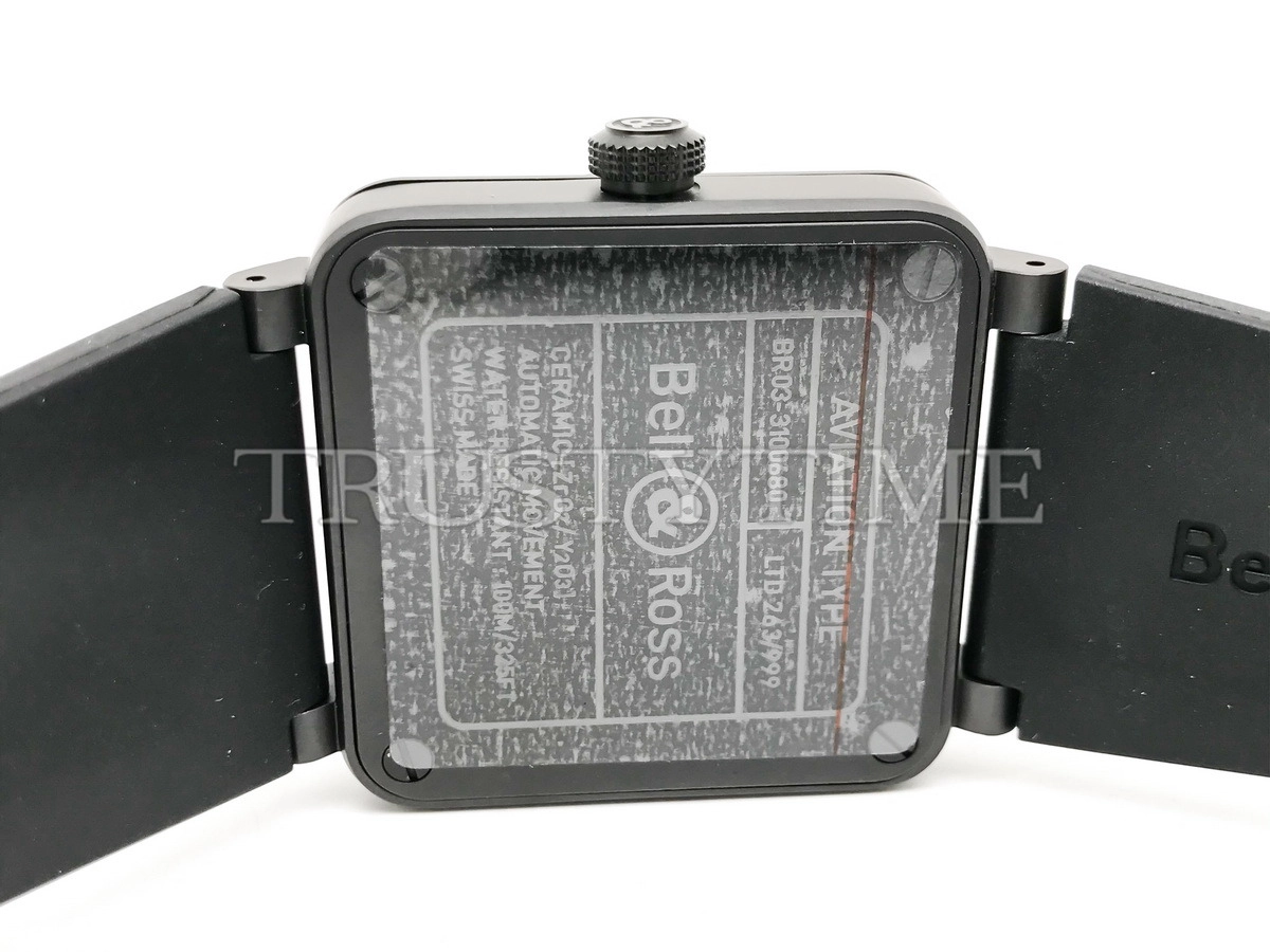 Копия часов Bell & Ross Instruments BR 03 Gyrocompass BR03A-CPS-CESRB