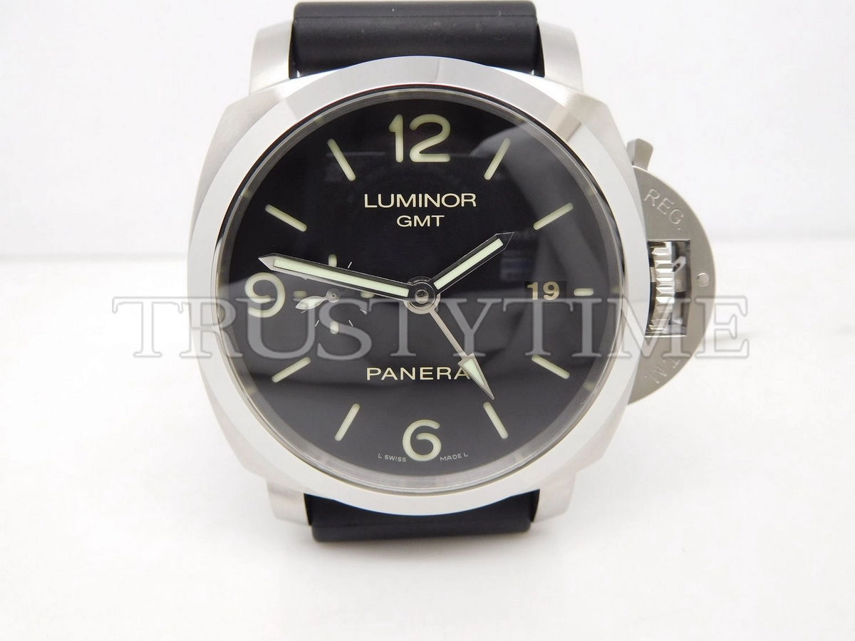 Копия часов Panerai Luminor 1950 3 Days GMT Automatic Acciaio 44mm PAM00320