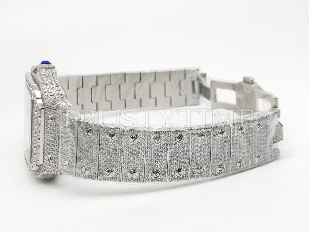 Копия часов Cartier Santos De Cartier 40 WSSA0018 Diamonds Арт. CR-0934