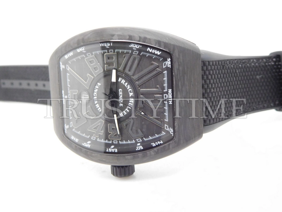 Копия часов Franck Muller Vanguard Carbon 44mm V45-SC-DT-CARBON-NR