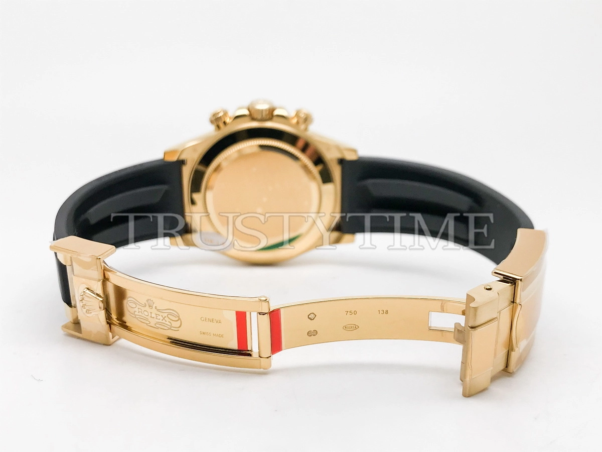 Копия часов Rolex Cosmograph Daytona Orange Sapphire 116578SACO Rubber Strap