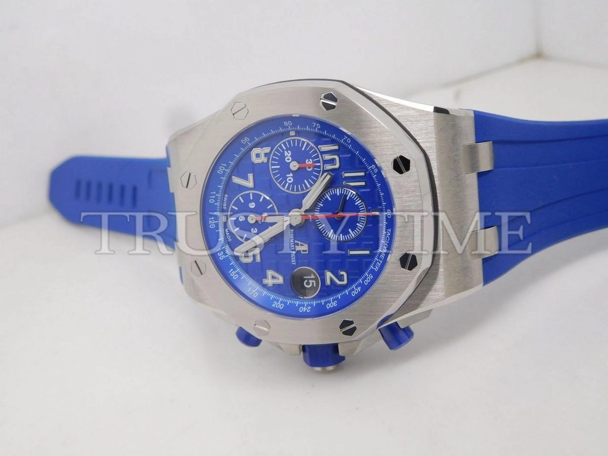 Копия часов Audemars Piguet Royal Oak Offshore Chronograph Indigo Blue SIHH 2018 26470ST.OO.A030CA.01