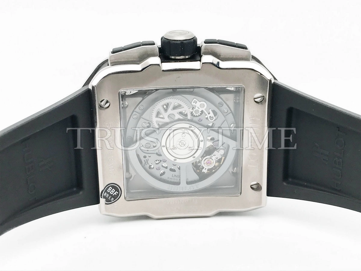 Копия часов Hublot Square Bang Unico Titanium Ceramic 821.NM.0170.RX