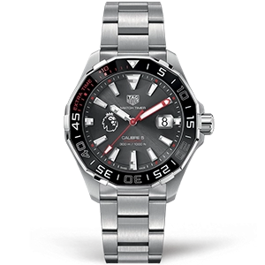 Копия часов Tag Heuer Aquaracer Calibre 5 43mm WAY201D.BA0927