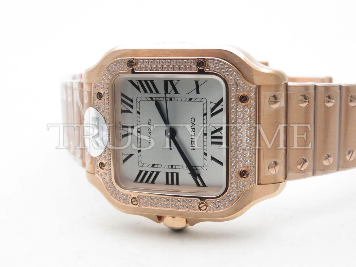 Копия часов Cartier Santos De Cartier 35 WJSA0007