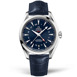 Копия часов Omega Seamaster Aqua Terra 150m Co-Axial Gmt 43mm 231.13.43.22.03.001 Арт.OM-0435