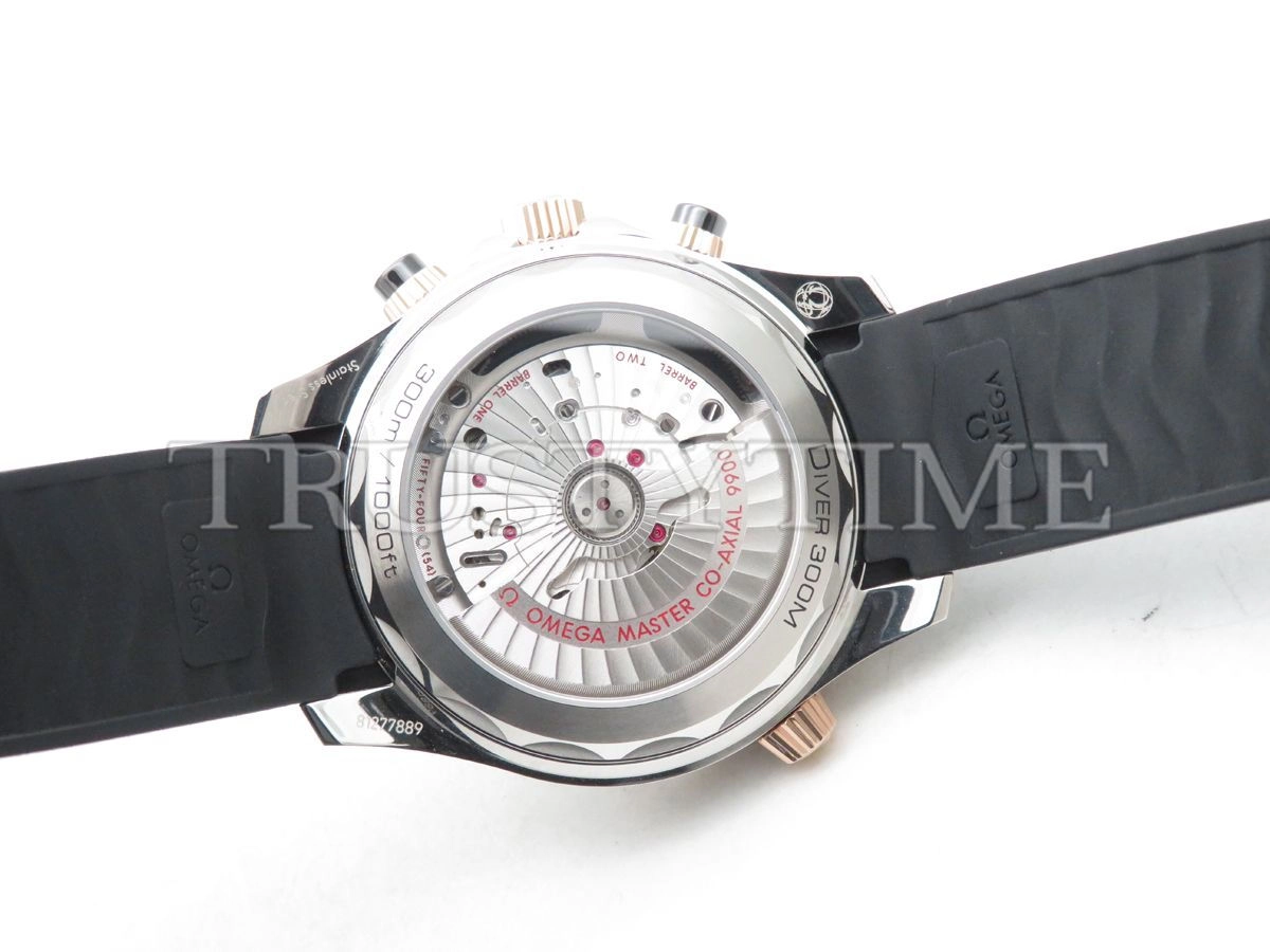 Копия часов Omega Seamaster Diver 300m Co‑Axial Master Chronometer Chronograph 44mm 210.22.44.51.01.001