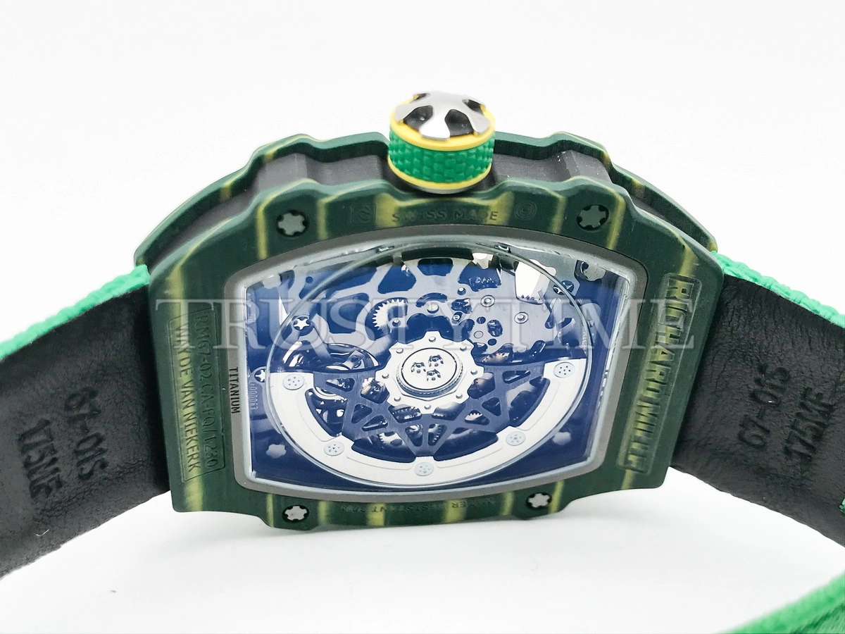 Копия часов Richard Mille RM67-02 Wayde Van Niekerk Green