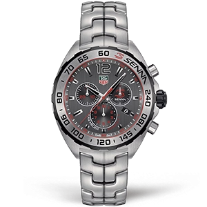 Копия часов Tag Heuer Formula 1 Chronograph Quartz Senna 43mm CAZ1012.BA0883