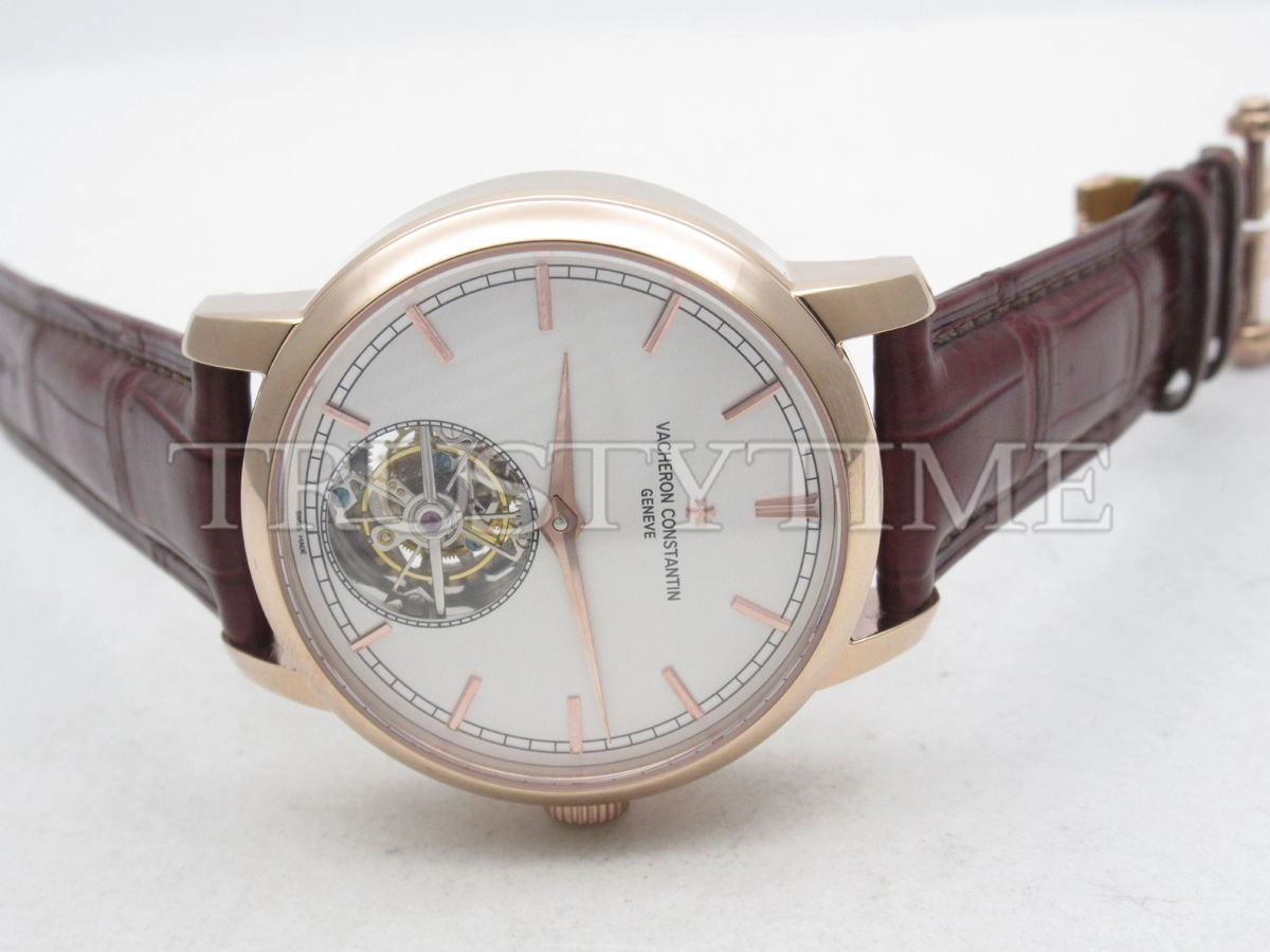 Копия часов Vacheron Constantin Traditionnelle Tourbillon 41mm 6000T/000R-B346