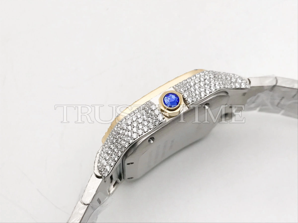 Копия часов Cartier Santos De Cartier 40 W2SA0009 Diamonds Арт. CR-0948
