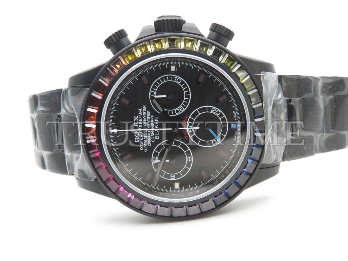 Копия часов Rolex Cosmograph Daytona Blaken Rainbow