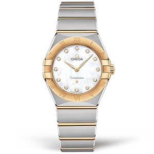 Копия часов Omega Constellation Manhattan Quartz 28mm 131.20.28.60.55.002