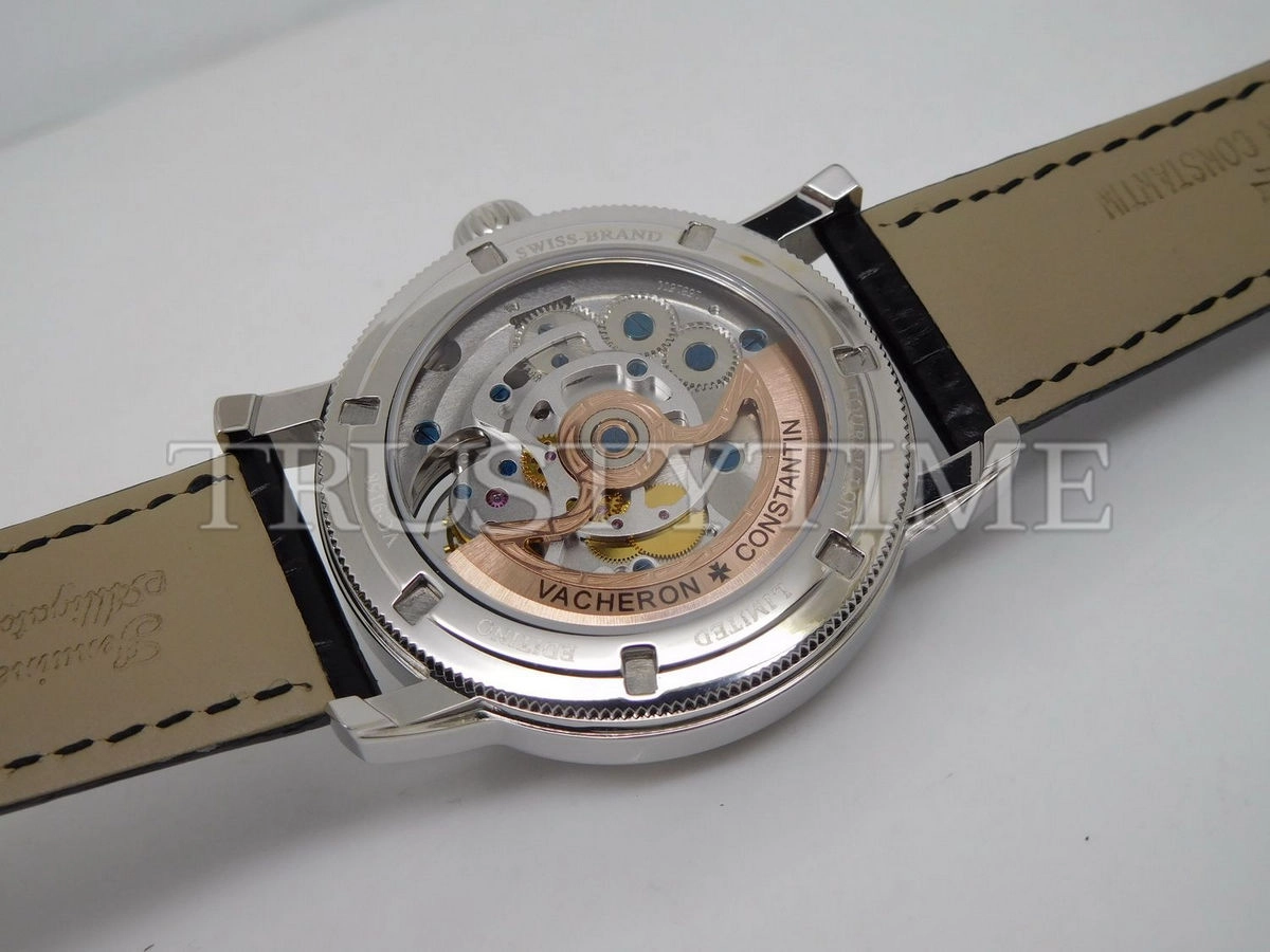 Копия часов Vacheron Constantin Traditionnelle Tourbillon 44mm 6500T/000P-B100