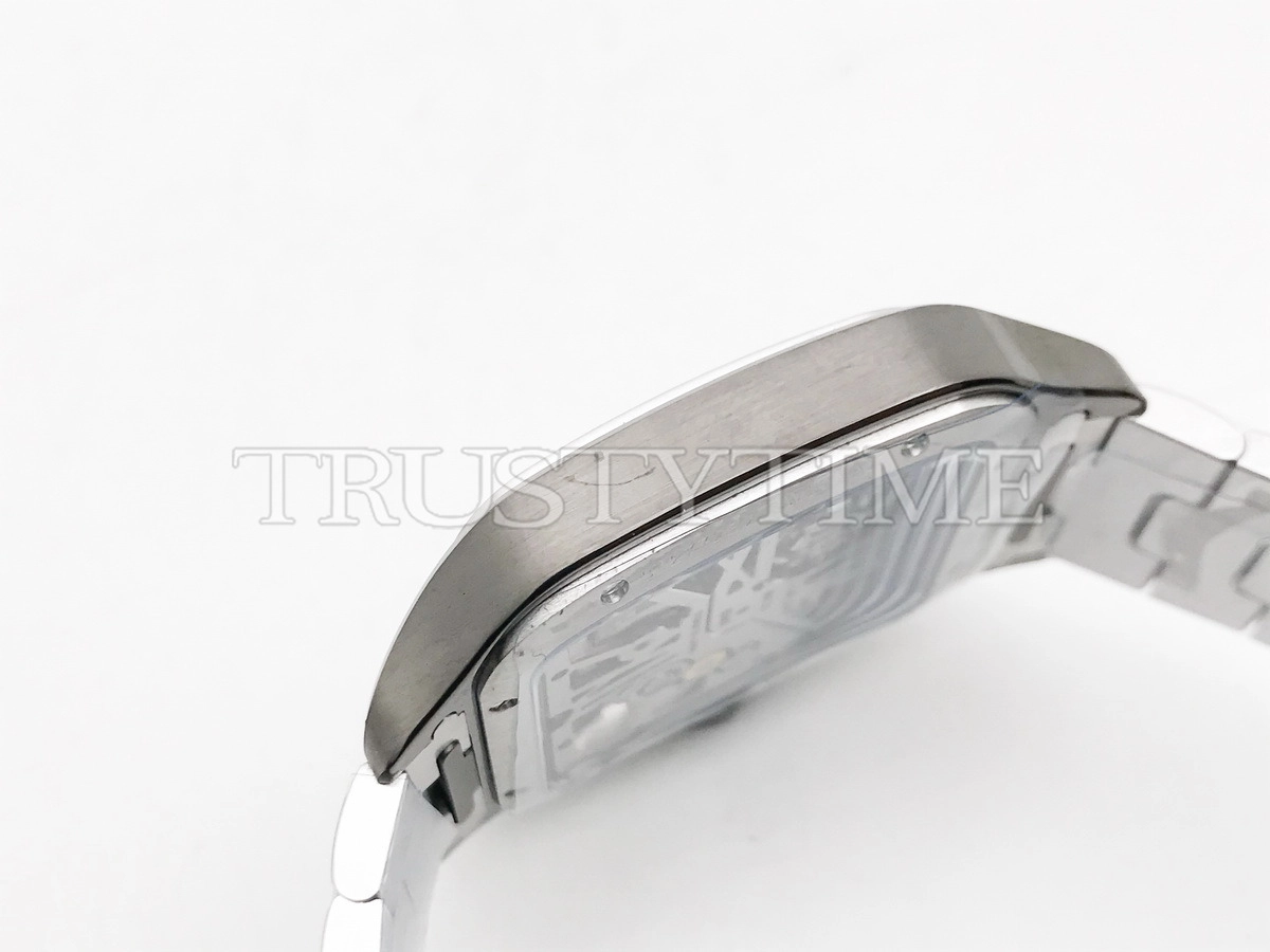 Копия часов Cartier Santos de Cartier Large Skeleton 40mm WHSA0027