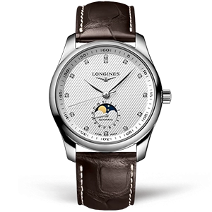 Копия часов Longines Master Collection Moonphase 40mm L2.909.4.77.3