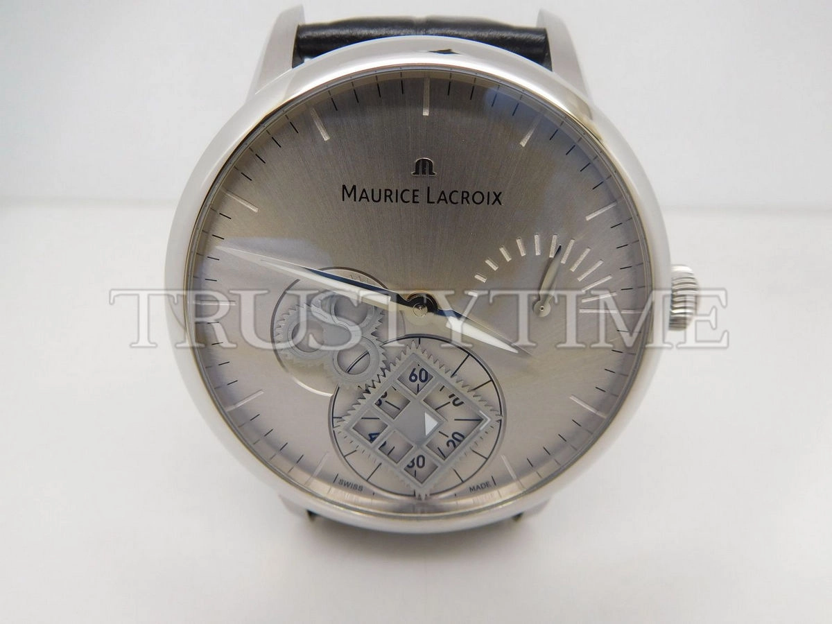Копия часов Maurice Lacroix Masterpiece Roue Carrée Seconde 43mm MP7158-SS001-901