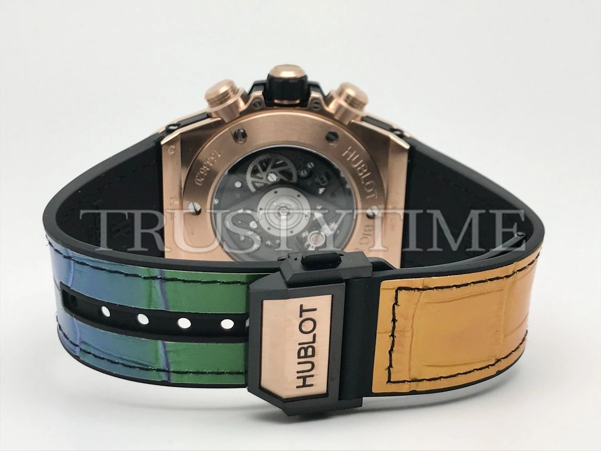 Копия часов Hublot Big Bang Unico Rainbow King Gold 44mm 411.OX.9910.LR.0999