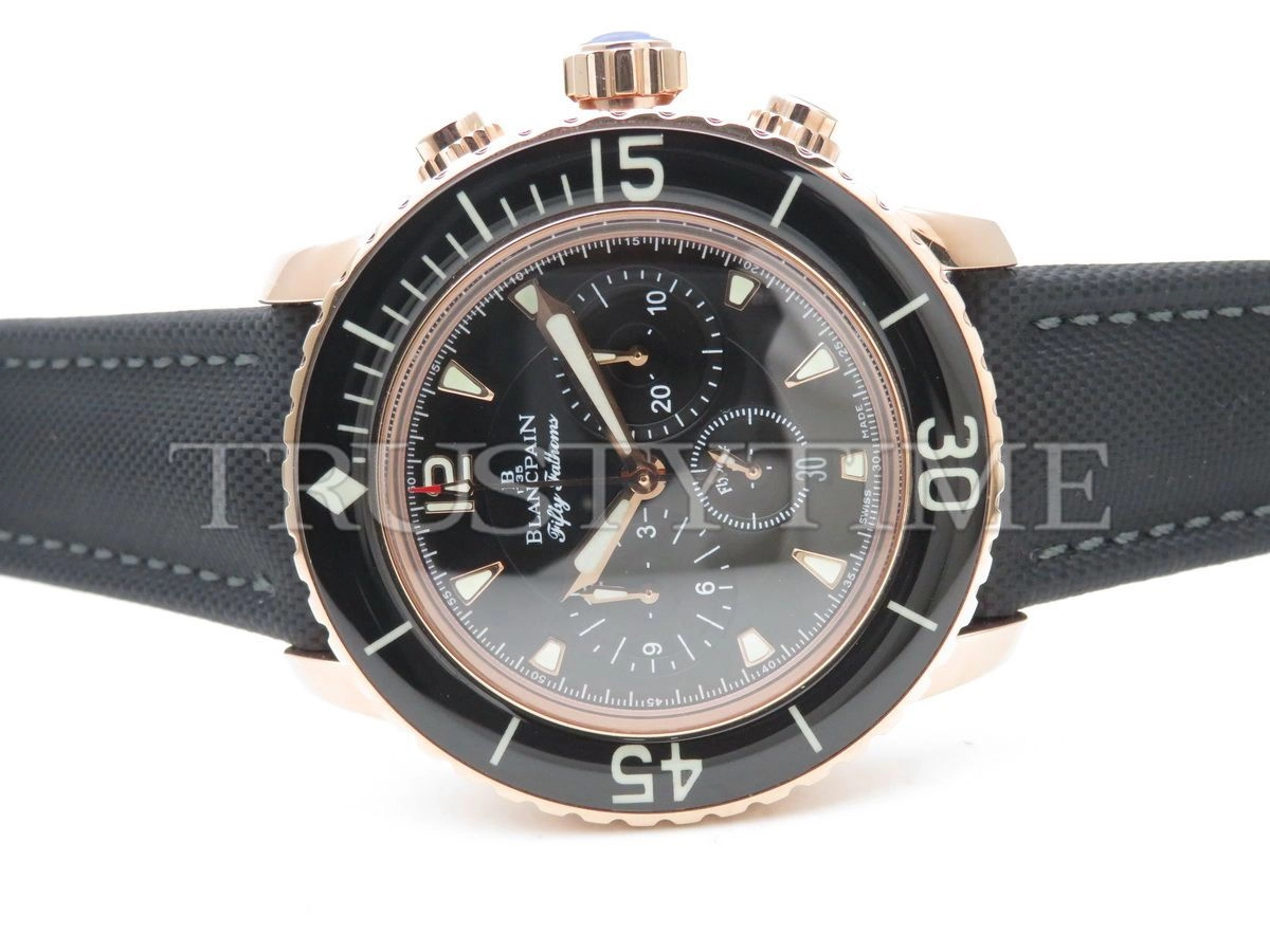 Копия часов Blancpain Fifty Fathoms Flyback Chronograph 5085FA-3630-63B