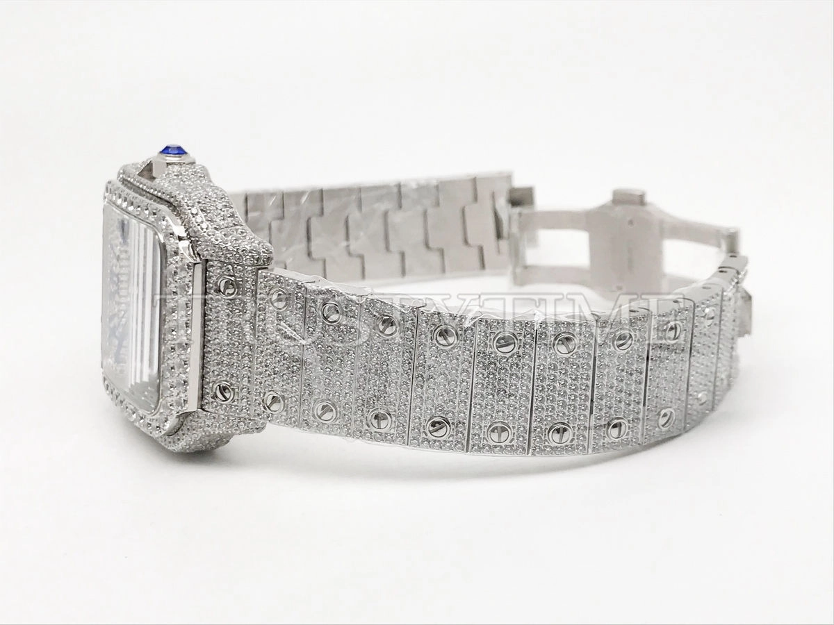 Копия часов Cartier Santos De Cartier 40 WSSA0018 Diamonds Арт. CR-0927