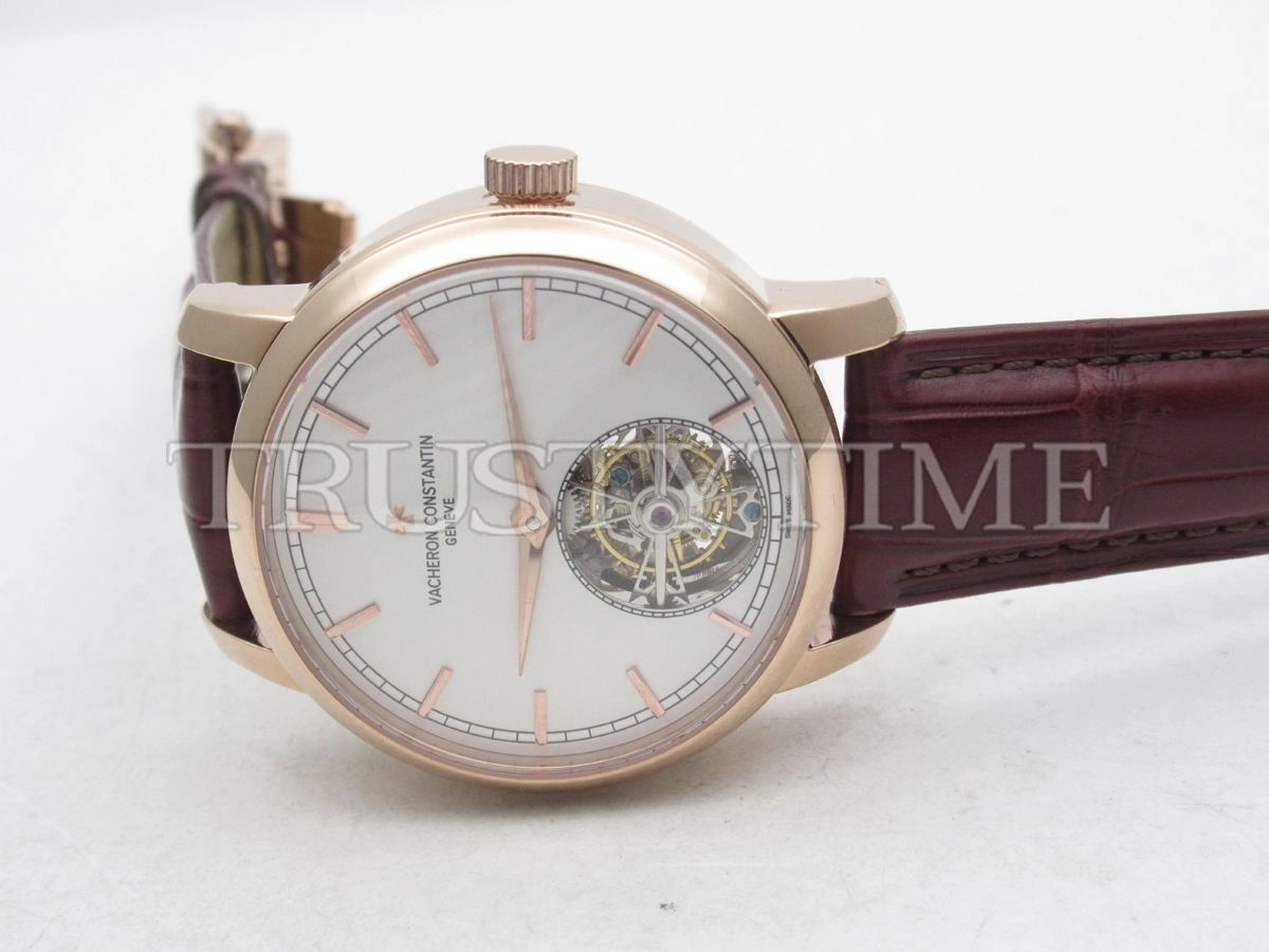 Копия часов Vacheron Constantin Traditionnelle Tourbillon 41mm 6000T/000R-B346