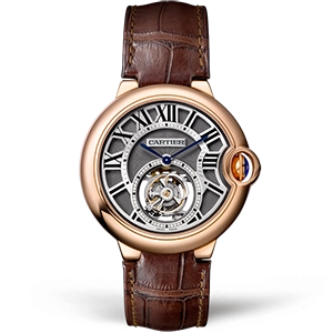 Копия часов Cartier Ballon Bleu de Cartier 39 Flying Tourbillon W6920104