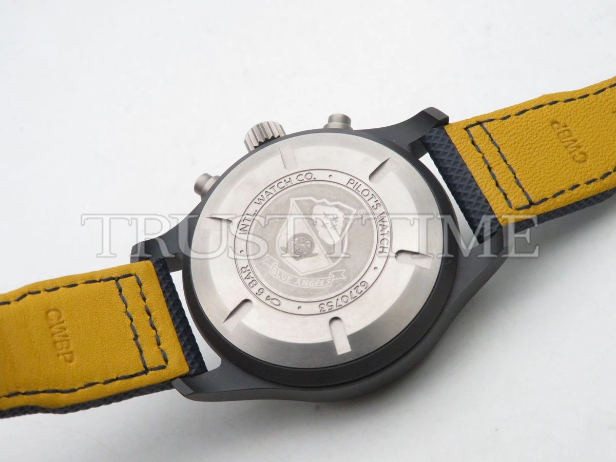 Копия часов IWC Pilot's Watch Chronograph Edition Blue Angels 44mm IW389008